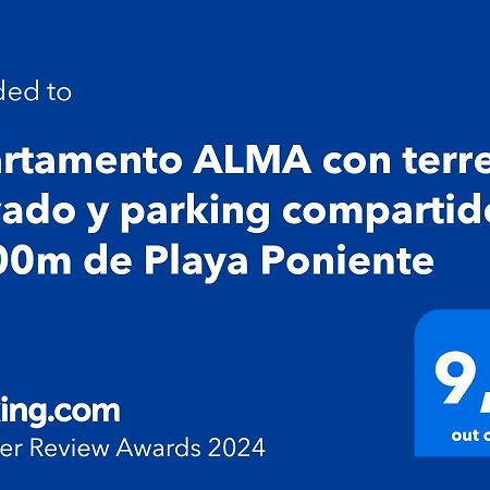 Apartamento Alma Con Terreno Privado Y Parking Compartido - A 800M De Playa Poniente Бенидорм Екстериор снимка