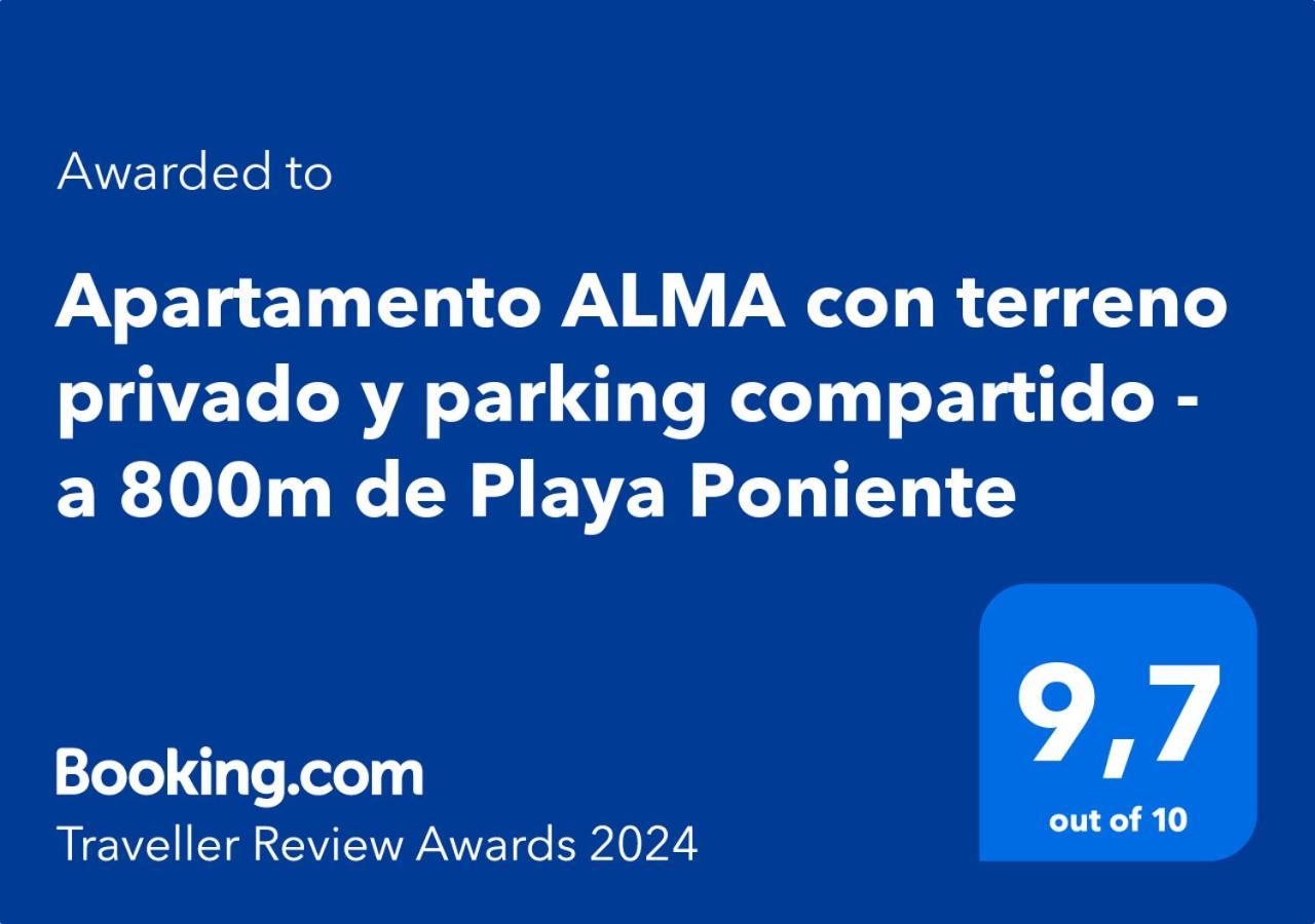 Apartamento Alma Con Terreno Privado Y Parking Compartido - A 800M De Playa Poniente Бенидорм Екстериор снимка